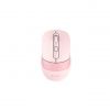 Wireless optical mouse, A4TECH, FB10C, wireless/bluetooth, pink - 1