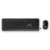 Mouse and keyboard, NEDIS, KBMCW100BKUS, USB, wireless, black - 1