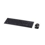Мишка и клавиатура, HAMA, 182664, USB, безжични, цвят черен
