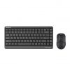 Мишка и клавиатура, A4TECH, FG1112, USB, безжични, цвят черен - 1