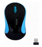Wireless mouse, А4TECH, G3-270N-5, 3 button, black/blue
