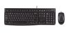 Мишка и клавиатура, LOGITECH, MK120, USB, цвят черен
 - 1