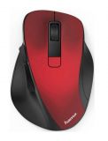Безжична мишка, HAMA, MW-500, USB 2.0, черен/червен
