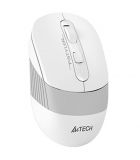 Wireless mouse, A4TECH, FB10C, Fstyler, bluetooth/wireless, white