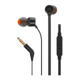Headphones (plugs), JBL, T110, 3.5 mm jack, 1.1 m cable, black