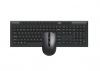 Безжична мишка и клавиатура 8210M RAPOO USB черна  - 1