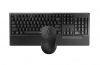 Wireless keyboard and mouse, Rapoo, USB, X1960, black 
 - 1