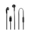 Слушалки HPWD4024BK, кабел 1.2m, черни - 1