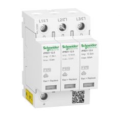 Surge arrester 3P 350VAC 50kA A9L16382 Schneider - VIKIWAT