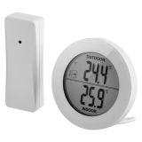 Термометър, измерване на вътрешна / външна температура, -30~50°С, безжичен, E0129
