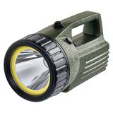 LED+COB flashlight, rechargeable, 240lm, 4000mAh, green, EMOS, P2308