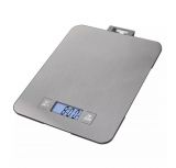 Kitchen scale, electronic, steel, 15 kg, color silver, EV022, Emos 
