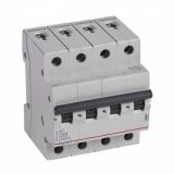 Miniature circuit breaker, four-pole, 63A, C curve, 400VAC, DIN rail, 419923, LEGRAND