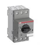 Circuit breaker with thermal-magnetic trip, MS116-16, three-phase, 10 - 16A