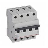 Miniature circuit breaker, four-pole, 25A, C curve, 400VAC, DIN rail, 419919, LEGRAND