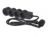 Power Strip 4-way, schuko, 5m cable, black, LEGRAND 694570
 - 1