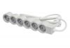 6-way Power Strip schuko 1.5m cord white LEGRAND 694558 - 1
