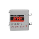 Battery EF651615, LTC-3PN, 3.6VDC, with leads, EVE ENERGY
