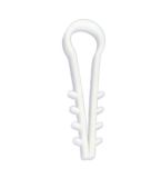 PVC clamp (dowel), USMO-12, for round cable ф12mm, ф7-8mm