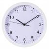 Стенен часовник, пластмаса, ф250mm, кварцов механизъм, бял, Pure, HAMA-186341
