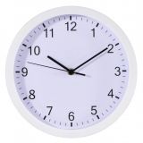 Стенен часовник, пластмаса, ф250mm, кварцов механизъм, бял, Pure, HAMA-186341