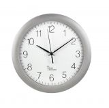 Wall clock, radio, DCF, φ300mm, quartz movement, silver, PG-300, HAMA-186337 

