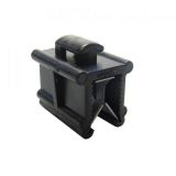 Base for cable ties KC1, WKK, ;black, 4.8mm, top perpendicularly