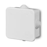 Junction box, surface mount, 90x90x50mm, thermoplastic, IP55, 0242-00, EPN