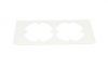 Decorative frame, 2-gangs, color white, for cable trunk, KOPOS KOLIN, 8450-12HB 
