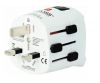 Universal travel adapter plug from EU to UK, white, Scross, SKR1500230E - 3