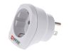 Universal travel adapter plug from EU to USA, white, Scross, SKR1500203E
 - 1