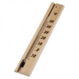 Thermometer, internal or external temperature, -15~50°С, wooden, analog, HAMA-186401
