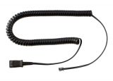 Телефонен кабел RJ9 QD спираловиден-разтегателен черен DN1003 ADDASOUND