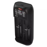 Battery charger for batteries, 2 gangs, AA/AAA/C/SX, LED, BCL-20D
