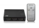 HDMI switch AC7845, with 3 inputs and 1 output, Full HD