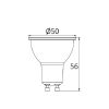 LED лампа BA26-60651, 220VAC, 6W, GU10, 530lm, 3000K, неутрално бяла - 4