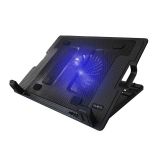 Laptop cooling pad, black, up to 17 inches