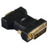 Adapter HAMA 45073, DVI male-VGA female, shielded, black - 2