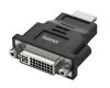 Adapter VGA/M - DVI/F FullHD black HAMA 200341