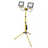 LED work lamp ZS2231.2, metal tripod stand, 2x30W, 230VAC, 4000K, 2x2400lm, neutral white, 3m cable, IP65
