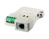 Adapter, RS232/F 25pin - RJ45/F, two-way