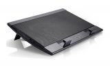 Laptop cooling pad, black, up to 17.3 inches