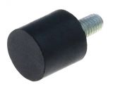 Rubber foot, ф8x8mm, anti-vibration, M3, black, with bolt