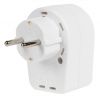 1-way Plug In Socket Extender with earthing (schuko), 16A, 230VAC, white, P00262, Emos
 - 2