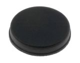 Rubber foot, ф11.7x2.8mm, universal, black, self-adhesive