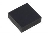 Rubber foot, 10x10x3.5mm, universal, black, self-adhesive