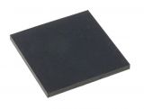Rubber foot, 19.7x20x1.5mm, universal, black, self-adhesive