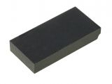 Rubber foot, 20x10x3.5mm, universal, black, self-adhesive