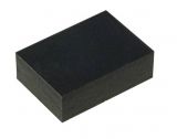 Rubber foot, 20x14x6.5mm, universal, black, self-adhesive