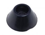 Plastic foot, ф14.8x7mm, for loudspeaker, opening 3mm, black